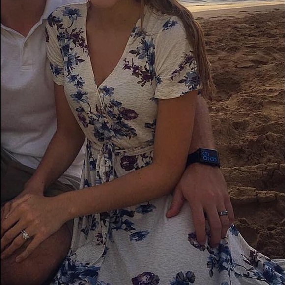 Floral Wrap Hi-Low dress (S) - Picture 5 of 5